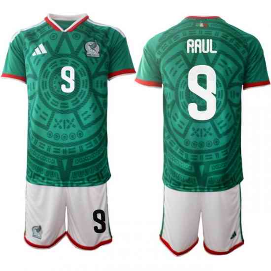 Mexicoa 2026 FIFA World Cup Soccer Jersey Green #9 RAUL
